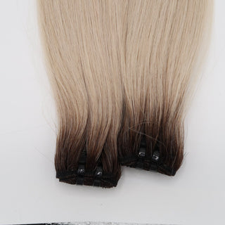 Dark Blonde Rooted Silk | No. 1b / 27 c