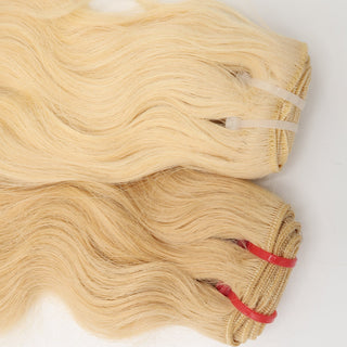 Almond Wave Silk +  Ivory Wave Silk Tressen | No. 9 / No. 613