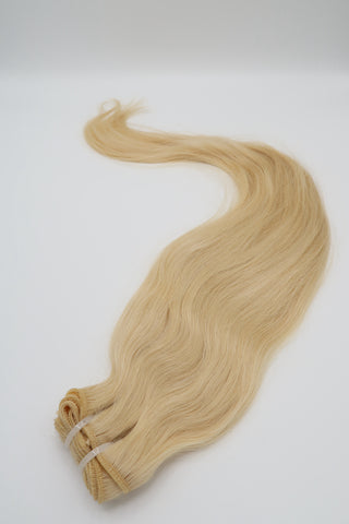 Pure Blonde Silk Tressen  – Tempelhaar  (glatt)